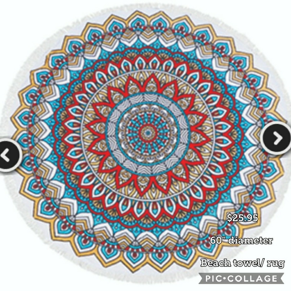 Round Beach towel